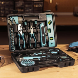 Cecotec CecoRaptor 4200 ToolBox Juego de Herramientas - Cierre de Boton - Asa Ergonomica - Incluye Accesorios - 31x22.5x7cm