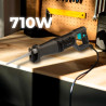 Cecotec Sierra de Sable LongFlex 710 Pro Sierra de Sable - 710W - Corte de 115mm - Recorido 20mm - Incluye 6 Cuchillas - Mango