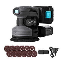 Cecotec PerfectSurface 2120 Rotate Lijadora Rotorbital Inalambrica - Velocidad 13.000rpm - Bateria 2.000mAh - Incluye