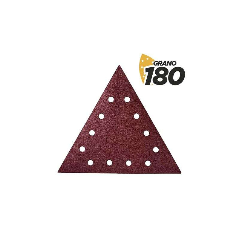 Blim Pack de 5 Lijas con Velcro para Lijadora BL0223 - Grano 180 - Formato Triangular