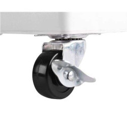 Soporte/Base Ajustable con Ruedas para Nevera y Lavadoras - Color Blanco Cromad