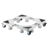 Soporte/Base Ajustable Serie PRO con Ruedas para Nevera y Lavadoras - Color Blanco Cromad