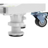 Soporte/Base Ajustable Serie PRO con Ruedas para Nevera y Lavadoras - Color Blanco Cromad