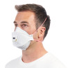 Aura Comfort Cool Flow Pack de 5 Mascarillas para Particulas FFP3 - Desechable - con Valvula - para Altos Niveles de Particulas