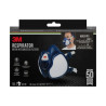 Mascarilla de Media Cara - Filtros Integrados - Proteccion Combinada - Reutilizable - Color Azul/Blanco 3M