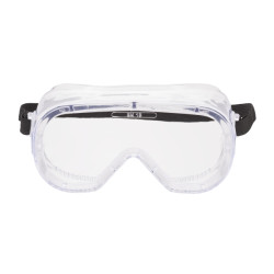 Classic Gafas de Seguridad - Ventilacion Indirecta - Lente Incolora - Uso con Gafas Graduadas - Goma Ajustable