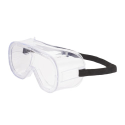 Classic Gafas de Seguridad - Ventilacion Indirecta - Lente Incolora - Uso con Gafas Graduadas - Goma Ajustable