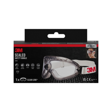 Gafas de Seguridad - Uso con Gafas Graduadas - Lente Incolora - Antivaho - Antirrayaduras - Sellado Facial