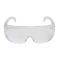 Cubregafas de Protección - Lente Incolora - Protectores Laterales Integrados - Protección UV - Color Transparente 3M