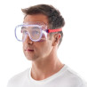 Classic Gafas de Seguridad - Ventilacion Directa - Lente Incolora - Uso con Gafas Graduadas - Goma Ajustable
