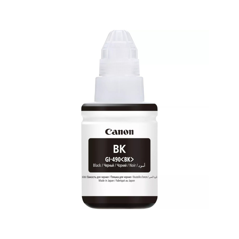 GI490 Negro Botella de Tinta CANON Original - GI490BK/0663C001