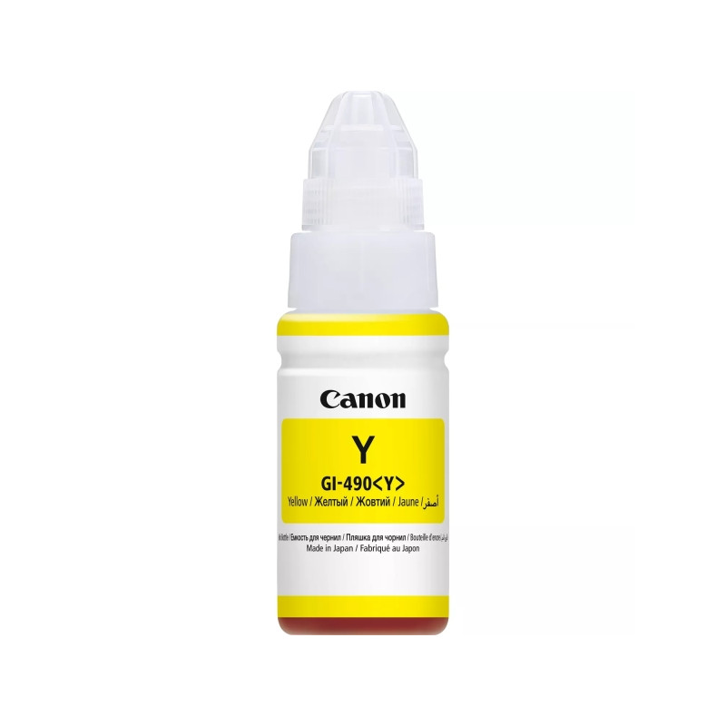 GI490 Amarillo Botella de Tinta CANON Original - GI490Y/0666C001