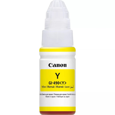GI490 Amarillo Botella de Tinta CANON Original - GI490Y/0666C001