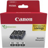 PGI-35BK Multipack de 3 Cartuchos de Tinta Originales Negro CANON - 1509B028