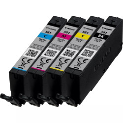 CLI581 Pack de 4 Cartuchos de Tinta CANON Original - 2103C004/2103C007