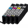 CLI581 Pack de 4 Cartuchos de Tinta CANON Original - 2103C004/2103C007