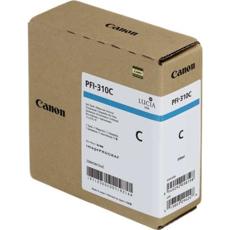 PFI310 Cyan Cartucho de Tinta CANON Original - 2360C001/PFI-310C