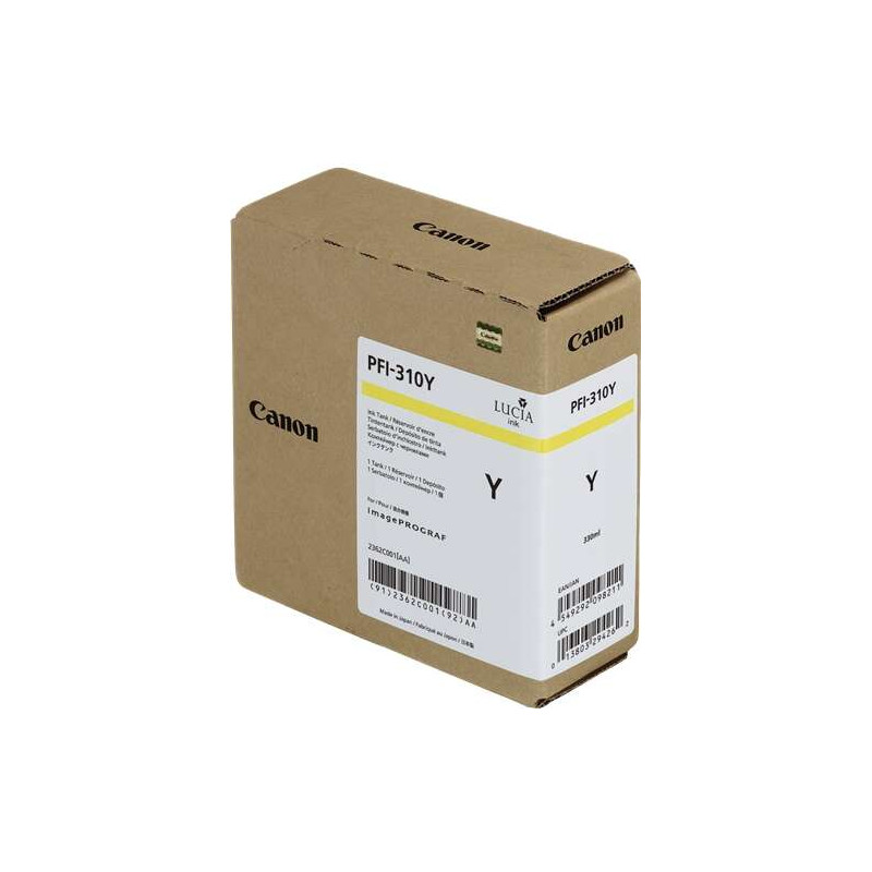 PFI310 Amarillo Cartucho de Tinta CANON Original - 2362C001/PFI-310Y
