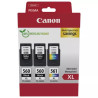 PG-560XL + CL-561XL Pack de 3 Cartuchos de Tinta CANON Original - 3712C009