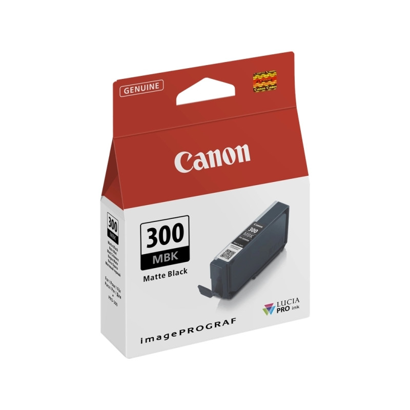 PFI300 Negro Mate Cartucho de Tinta CANON Original - 4192C001/PFI-300MBK