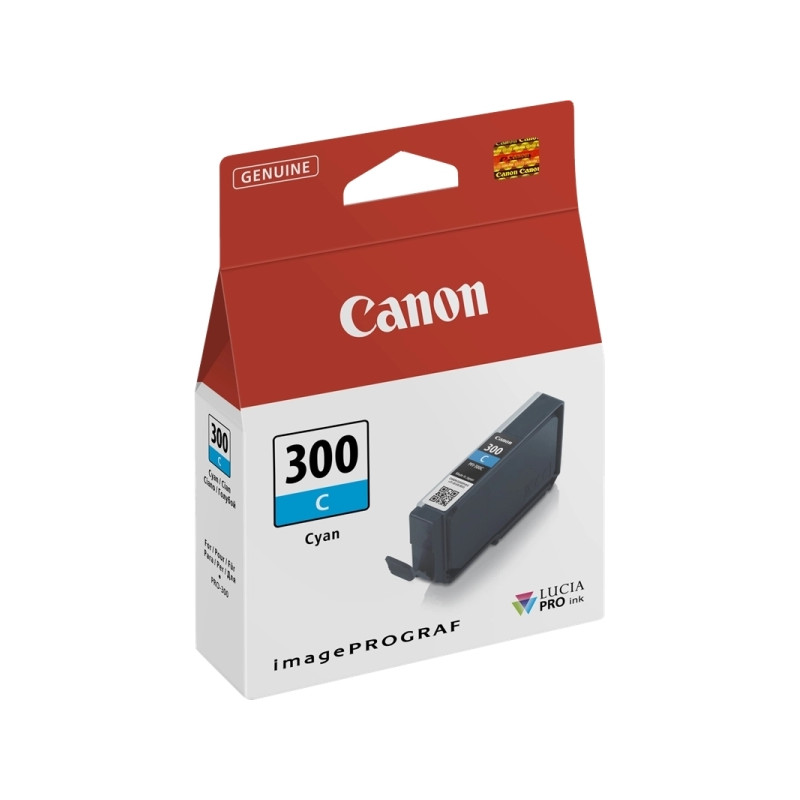PFI300 Cyan Cartucho de Tinta CANON Original - 4194C001/PFI-300C