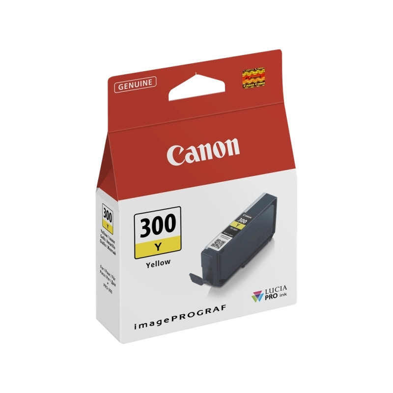 PFI300 Amarillo Cartucho de Tinta CANON Original - 4196C001/PFI-300Y