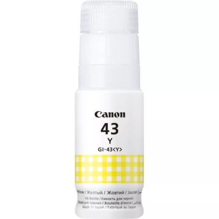 GI43 Amarillo Botella de Tinta CANON Original - GI43Y/4689C001