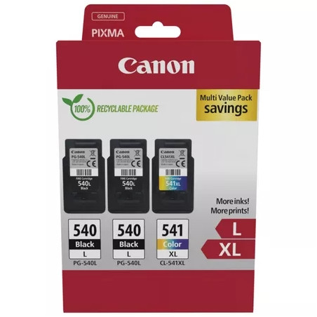 PG540L Negro + CL541XL Color Pack de 2 Cartuchos de Tinta CANON Original - 5224B017
