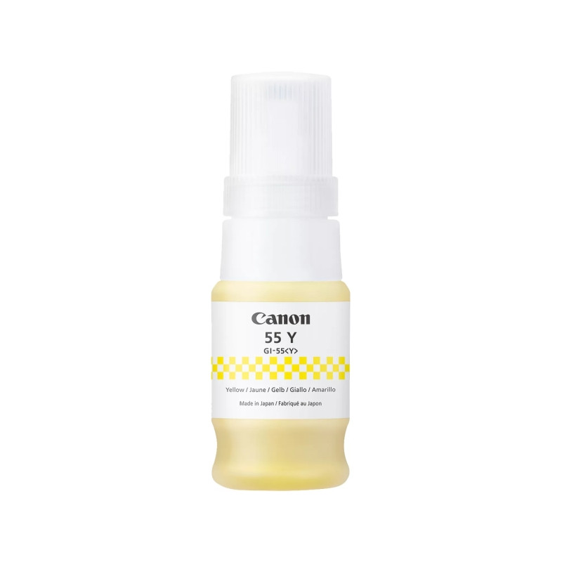 GI55 Amarillo Botella de Tinta CANON Original - GI55Y/6291C001