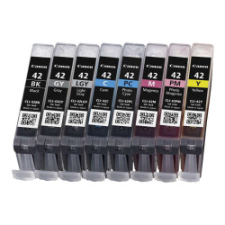 CLI42 Pack de 8 Cartuchos de Tinta CANON Original - 6384B010