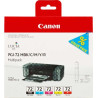 PGI72 Pack de 5 Cartuchos de Tinta CANON Original - Negro Mate, Cyan, Magenta, Amarillo, Rojo - 6402B009