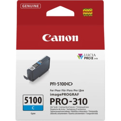 PFI5100 Cyan Cartucho de Tinta CANON Original - 6953C001/PFI-5100C
