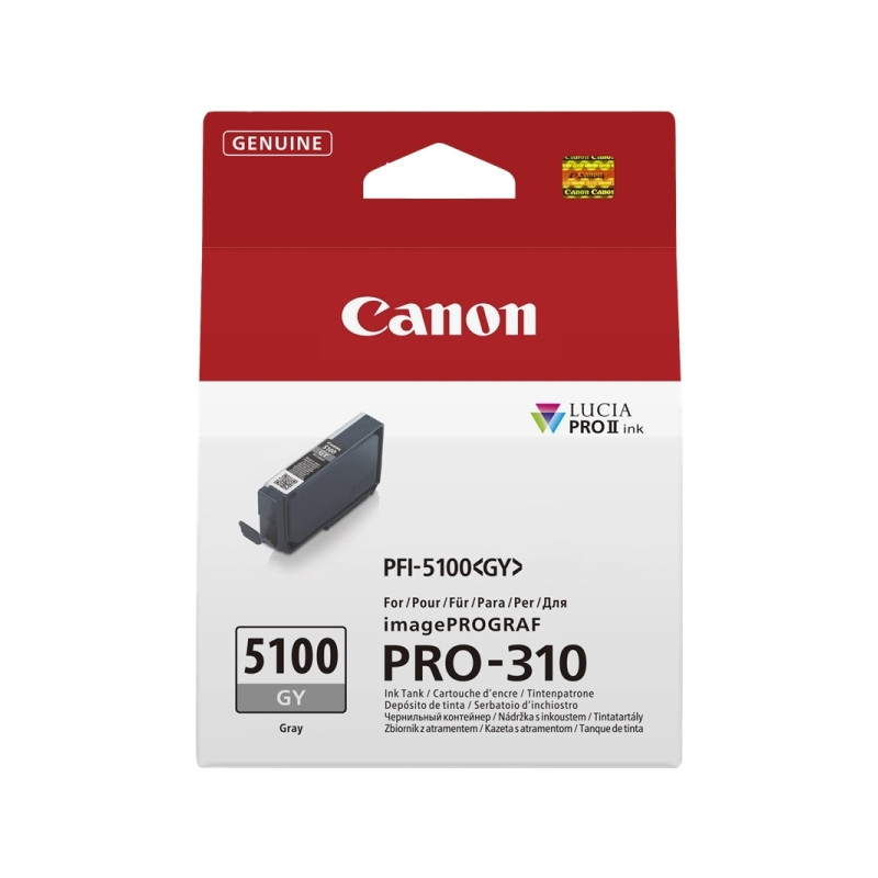 PFI5100 Gris Cartucho de Tinta CANON Original - 6959C001/PFI-5100GY