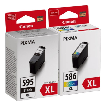 PG-595XL/CL-586XL Multipack de 2 Cartuchos de Tinta CANON Original - 7170C004