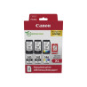 PG545XL Negro + CL546XL Color Pack de 3 Cartuchos de Tinta Originales + 50 Hojas de Papel Fotografico CANON - 8286B015