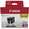 PGI-2500XL Multipack de 2 Cartuchos de Tinta Originales Negro CANON - 9254B011