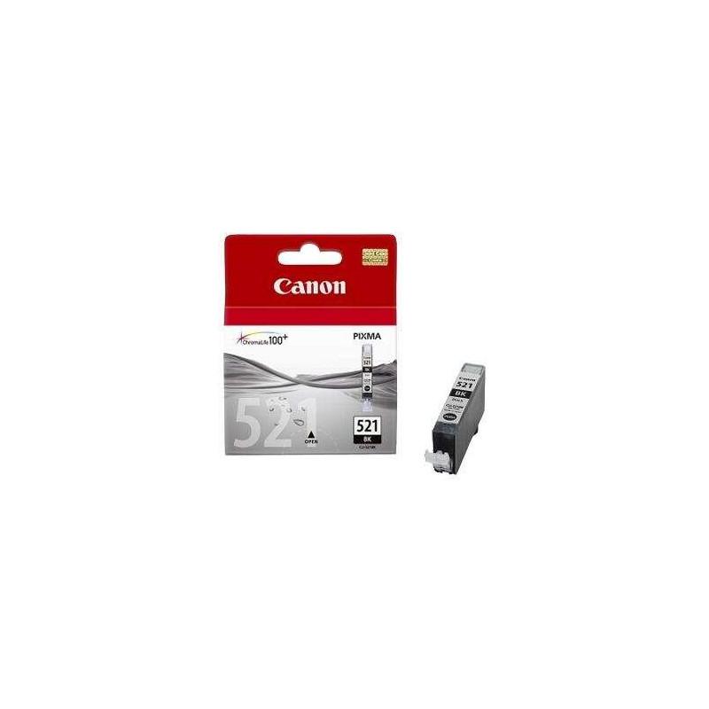 CLI521 Negro Cartucho de Tinta CANON Original - 2933B001