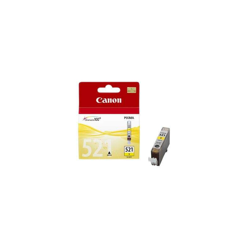 CLI521 Amarillo Cartucho de Tinta CANON Original - 2936B001