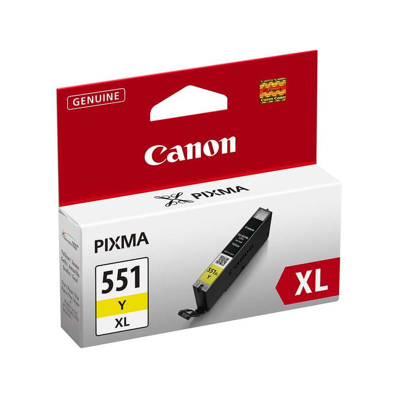 CLI551XL Amarillo Cartucho de Tinta CANON Original - 6446B001