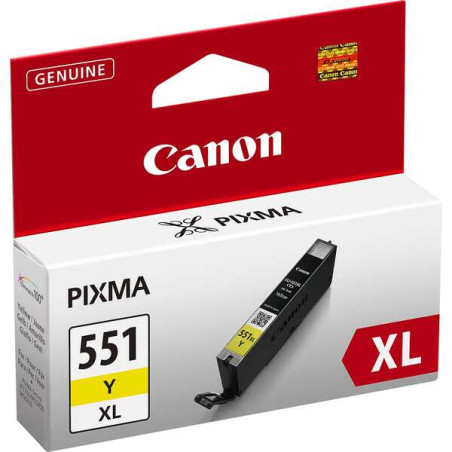 CLI551XL Amarillo Cartucho de Tinta CANON Original - 6446B001