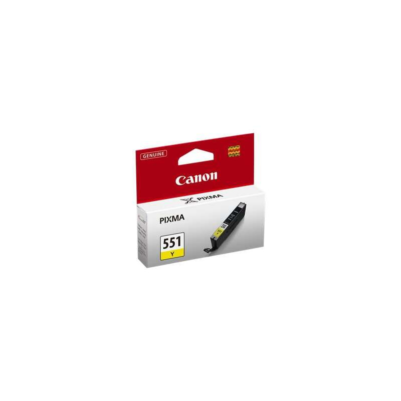 CLI551 Amarillo Cartucho de Tinta CANON Original - 6511B001