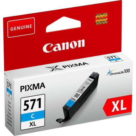 CLI571XL Cyan Cartucho de Tinta CANON Original - 0332C001