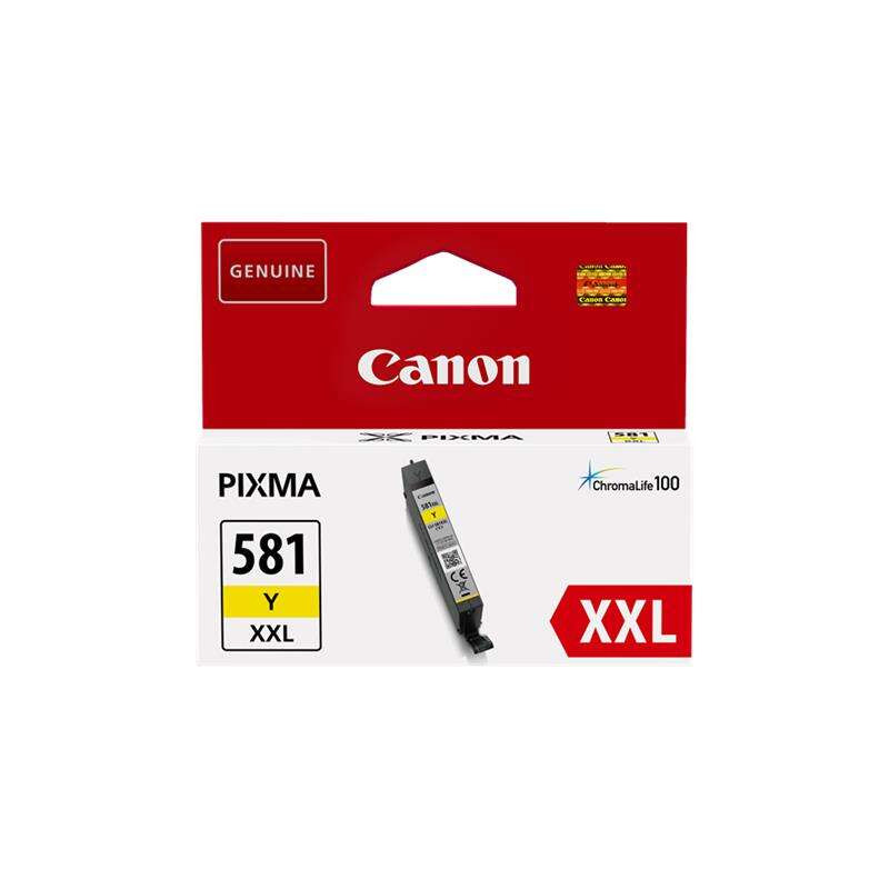 CLI581XXL Amarillo Cartucho de Tinta CANON Original - 1997C001