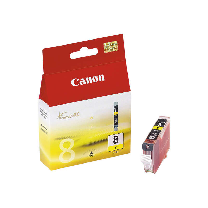 CLI8 Amarillo Cartucho de Tinta CANON Original - 0623B001