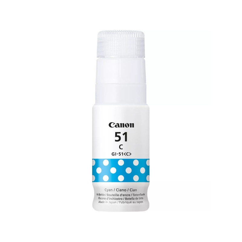 GI51 Cyan Botella de Tinta CANON Original - GI51C/4546C001