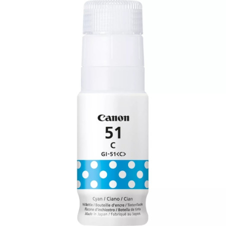 GI51 Cyan Botella de Tinta CANON Original - GI51C/4546C001