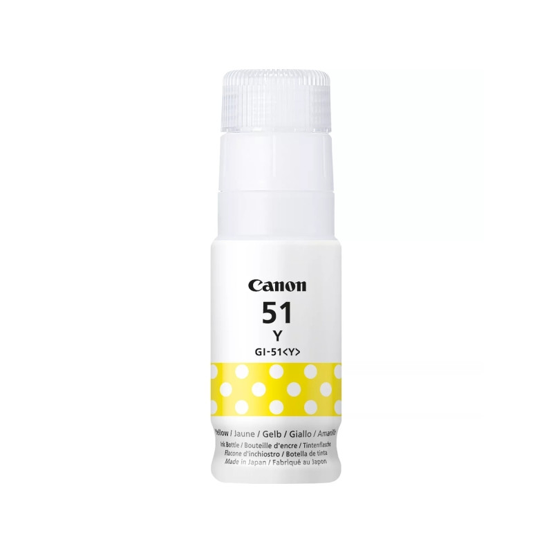 GI51 Amarillo Botella de Tinta CANON Original - GI51Y/4548C001