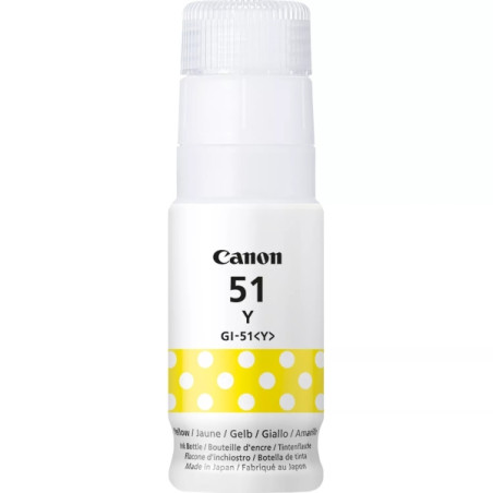 GI51 Amarillo Botella de Tinta CANON Original - GI51Y/4548C001