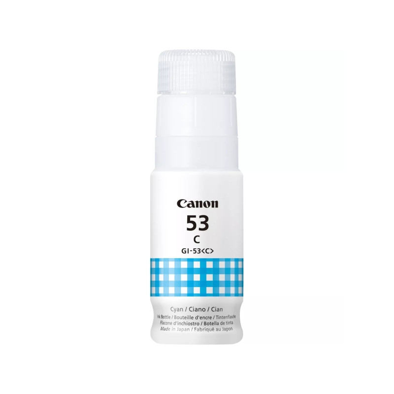 GI53 Cyan Botella de Tinta CANON Original - GI53C/4673C001