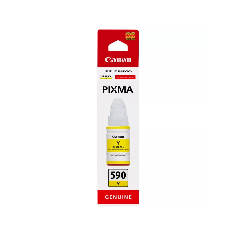 GI590 Amarillo Botella de Tinta CANON Original - GI590Y/1606C001